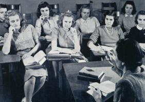 1940's classroom
