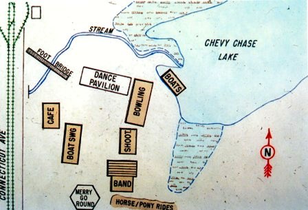 Duvalls map of Chevy Chase Lake