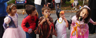 Image of children at Halloween Party
