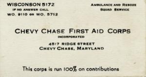 Red Cross Business Card