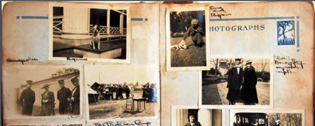 Photographs in Ruth Cains Scrapbook