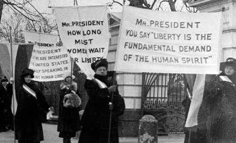 Image of Suffrage protest